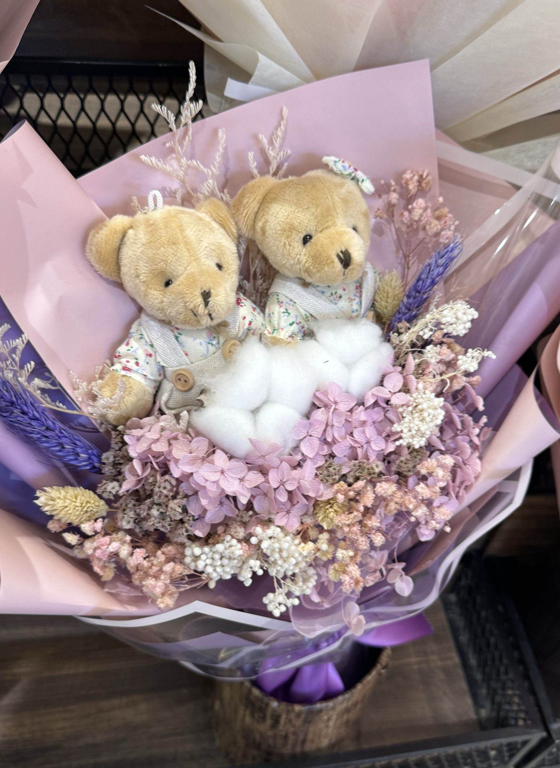 Красиви букети от сухи цветя